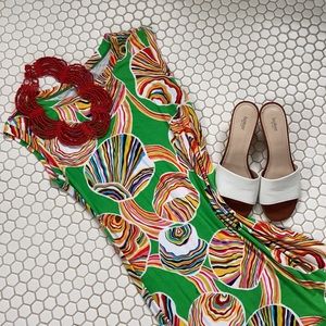 Multi colored sleeveless dress